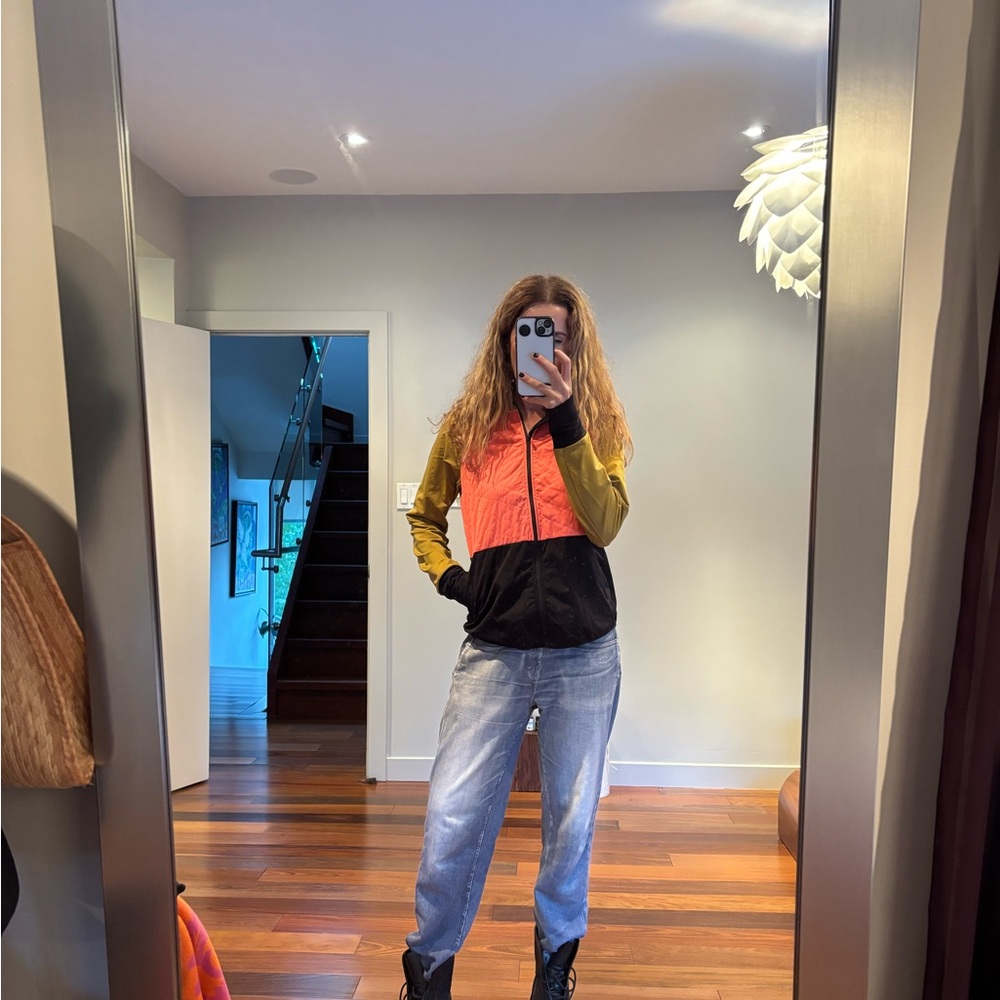 Craft Black/Mustard/Coral sports jacket